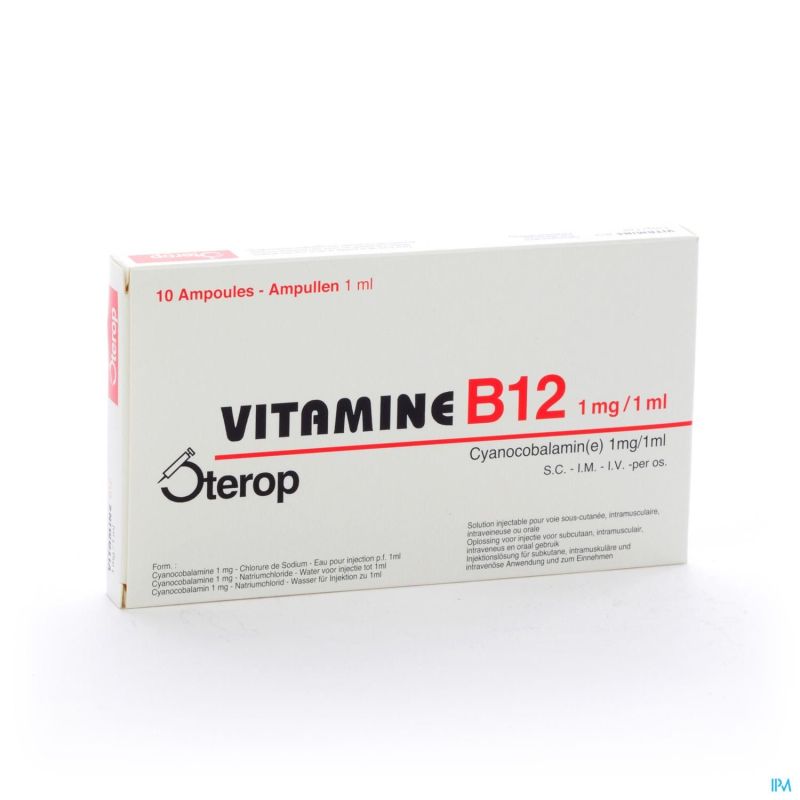 effet secondaire injection b12 Vit sc/im/iv amp 10 x 1mg/1ml Piglet anemia treatment