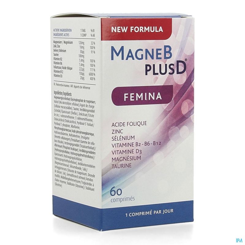 Labophar Rwanda Magnebplusd femina comp 60 nf labophar