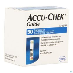 Accu chek guide tests    50 bandes