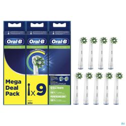 Oral-b Refill Eb50-9 Crossaction 9