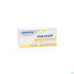Viratop apotex 5 % creme 3 g