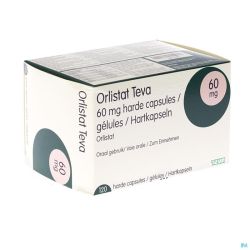 Orlistat teva caps dure 120 x  60 mg