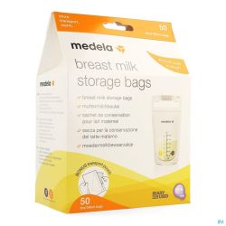 Medela sacs recueil lait maternel 180ml  50