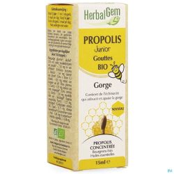 Herbalgem propolis junior bio    fl gutt 15ml