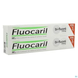 Fluocaril dentifrice bi-fluore 145 blanche  2x75ml