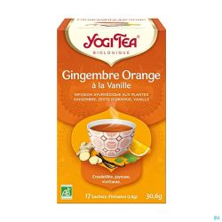 Yogi the gingembre orange vanille bio    sach 17