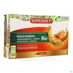 Super diet ginseng-gelee royale bio    amp 20x15ml