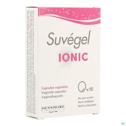 Suvegel ionic caps vaginales 10