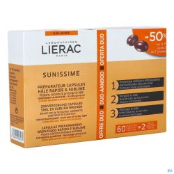 Lierac sunissime duo bronzage    blister caps 2x30