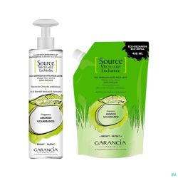 Garancia source micel. amande fl 400ml+rech. 400ml