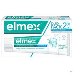 Elmex Sensitive Pro.dentifrice Blanch.2x75ml Nf
