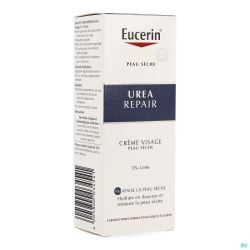 Eucerin peau seche creme visage  5% uree tube 50ml