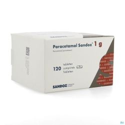 Paracetamol 1g sandoz tabl 120
