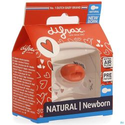 Difrax sucette natural newborn i love