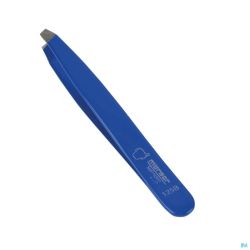 Morser pince epiler mors biais bleu inox    125b