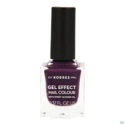 Korres km gel effect nail 74 berry addict    11ml