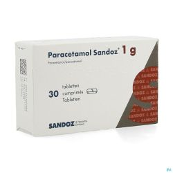 Paracetamol 1g sandoz tabl  30