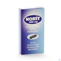 Norit 200 caps.  30 x 200 mg