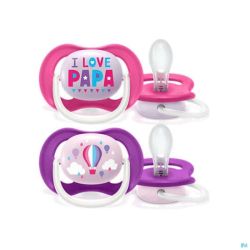 Philips avent sucette 6m+ happy girl