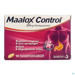 Maalox control 20 mg comp gastro resist 14
