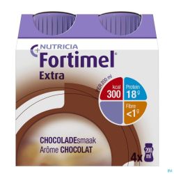 Fortimel extra choco nf    4x200ml rempl.2401495