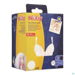 Nuby coussinets allaitement jour blanc 30