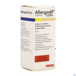 Allergodil 0,05% Pi Pharma Collyre 6ml Pip