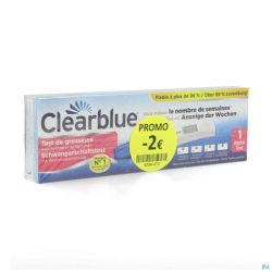 Clearblue test conception indicator 1 promo -2€