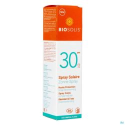 Biosolis spray solaire ip30    100ml nf