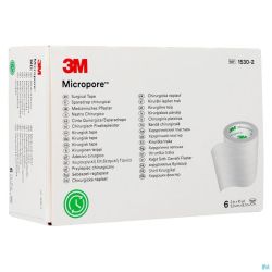 Micropore 3m sparadrap  50mmx9,14m rouleau  6 1530