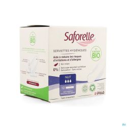 Saforelle serviettes hygieniques nuit    10