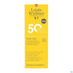 Widmer sun gel 50+ parf tube 100ml