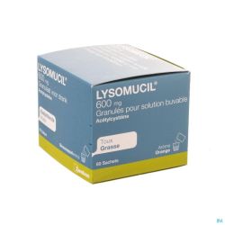 Lysomucil 600 gran sach 60 x 600 mg