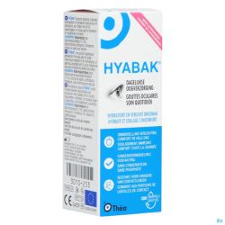 Hyabak 0,15% collyre hyaluron nf 10ml