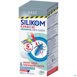 Silikom once shampooing a/poux a/lente    200ml