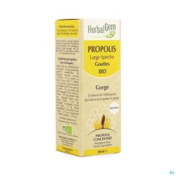 Herbalgem propolis large spectr.  bio fl gutt 50ml