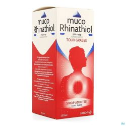 Muco rhinathiol 5% sir ad s/sucre 250ml