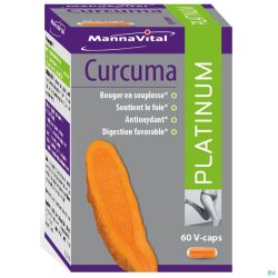 Mannavital curcuma platinum v-caps  60