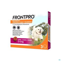 Frontpro 11mg >2-4kg chien    comp croq 3