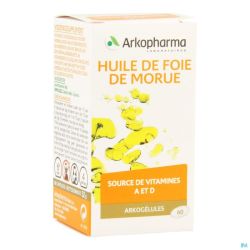 Arkogelules huile foie morue    60