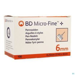 Bd microfine aig.stylo 0,25mm 31g 6mm   100 320734