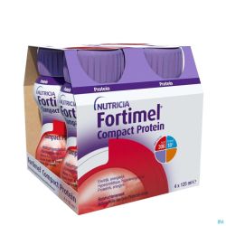 Fortimel compact protein fruits rouges    4x125ml