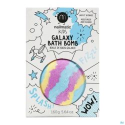 Nailmatic kids boule bain bleu-jaune-rose    160g