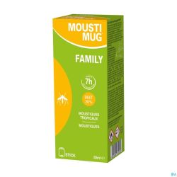 Moustimug 20% deet stick 50ml