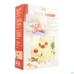 Sissel cherry coussin noyaux cerise 23x26cm motifs