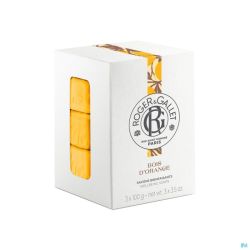 Roger&gallet bois orange boite 3 savons    100g