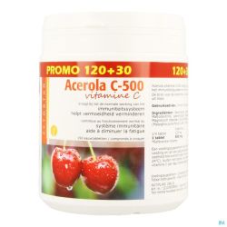 Acerola 500    comp 120+30 gratuit