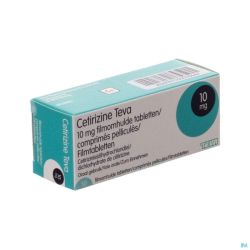 Cetirizine teva 10 mg comp pell  50