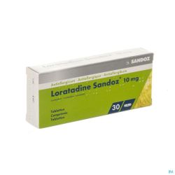 Loratadine sandoz comp 30 x 10 mg