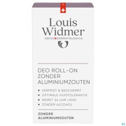 Widmer body deo roll-on s/sels aluminium parf 50ml